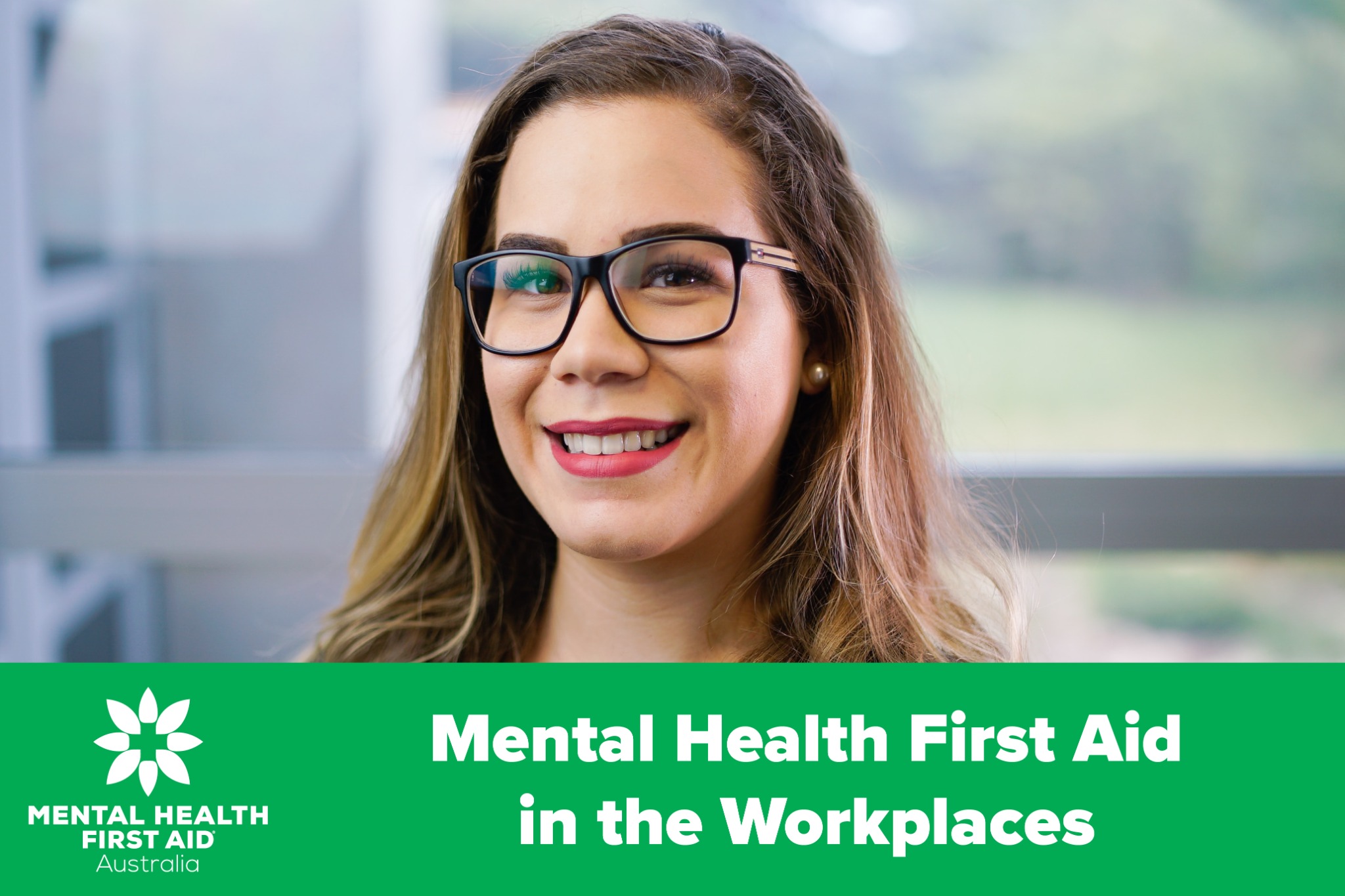 Mental Health First Aid Australia Mental Health First Aid in the Workplace course graphic